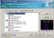 AutoDWG DWG to PDF Converter 2005 screenshot